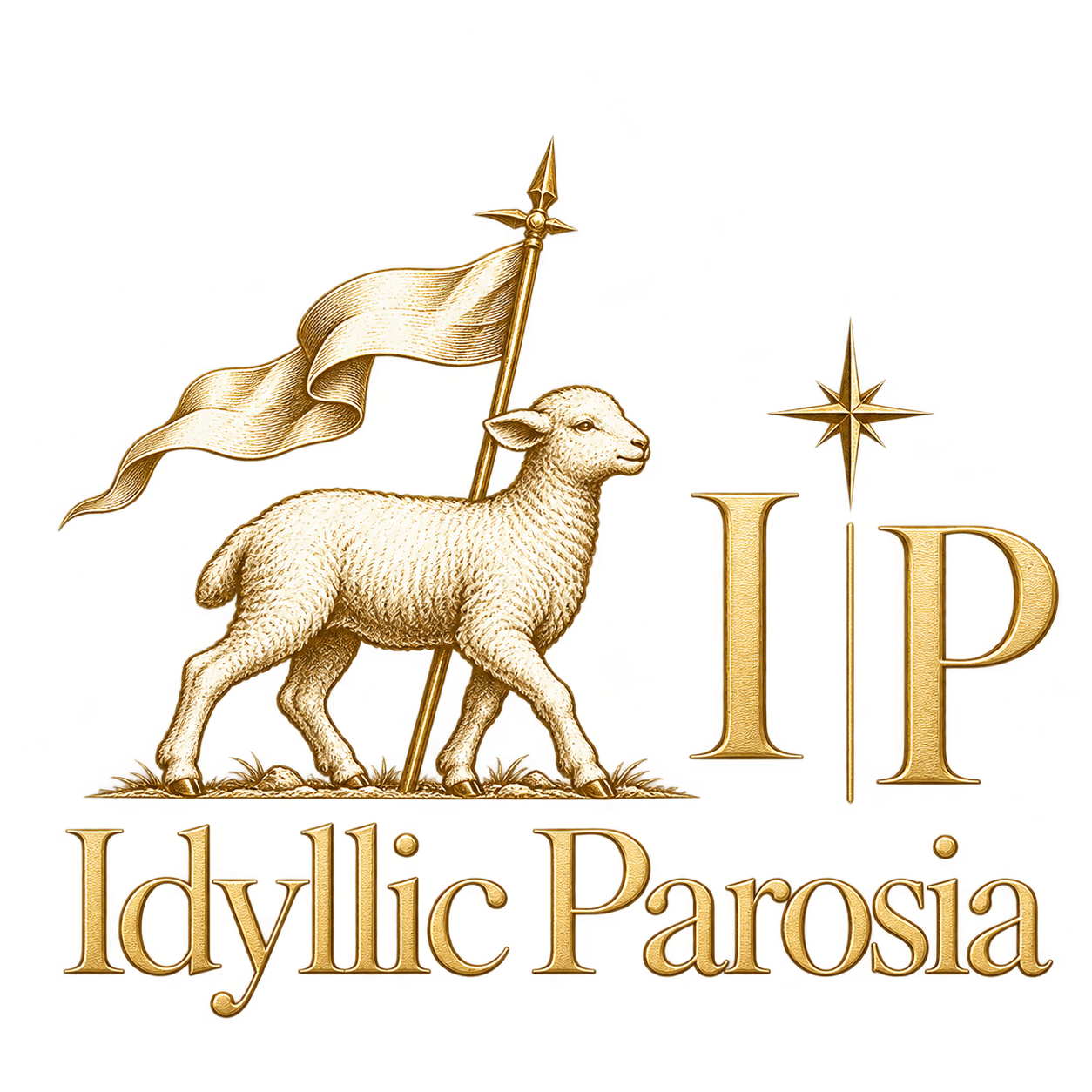 Lamb illustration concept