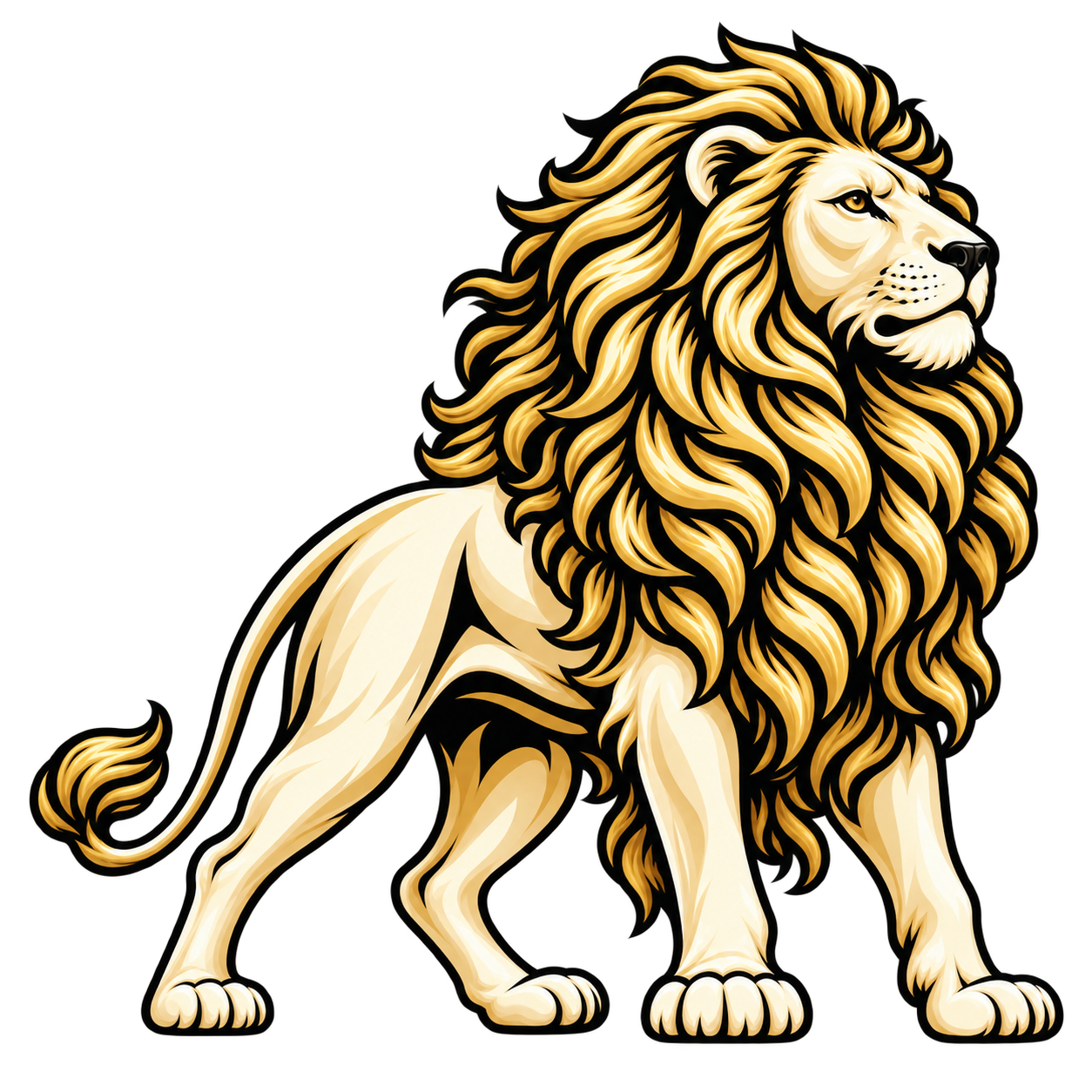 Lion concept illustration